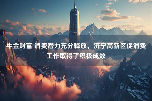 牛金财富 消费潜力充分释放，济宁高新区促消费工作取得了积极成效