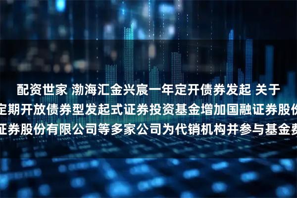 配资世家 渤海汇金兴宸一年定开债券发起 关于旗下渤海汇金兴宸一年定期开放债券型发起式证券投资基金增加国融证券股份有限公司等多家公司为代销机构并参与基金费率优惠活动的公告